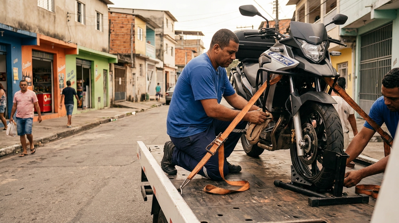 Guincho para Moto perto de mim em Serra‑ES